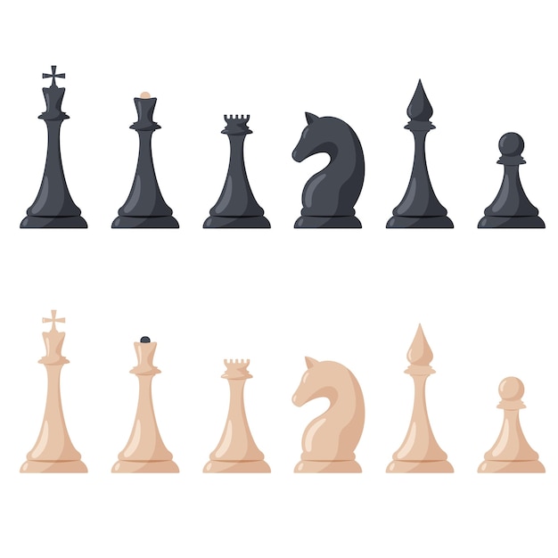 Set of chess pieces