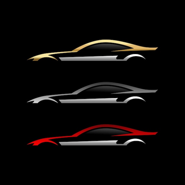 Vector set collection luxurious car logo design template