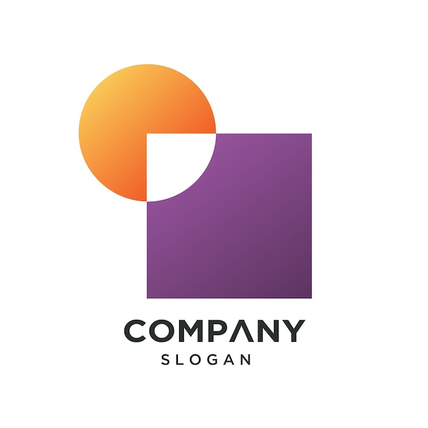 Set of company logo design ideas vector