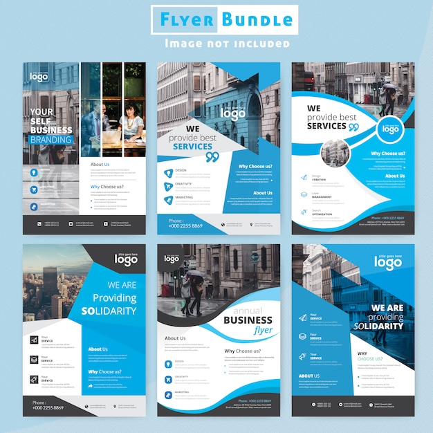 Set of Corporate Flyer Design