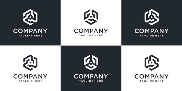 Set of creative logo design inspiration