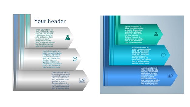 Set Design business presentation template Vector illustration EPS 10 Can be used for chart process the financial company technology infographics number banners charts and graphs or power point