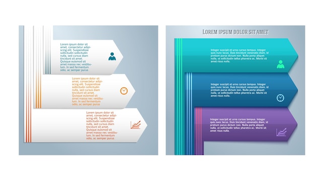 Set Design business presentation template Vector illustration EPS 10 Can be used for chart process the financial company technology infographics number banners charts and graphs or power point