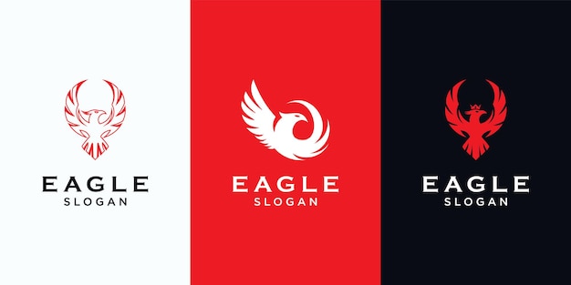 Set eagle logo template