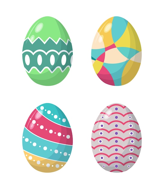 Set of Easter Eggs