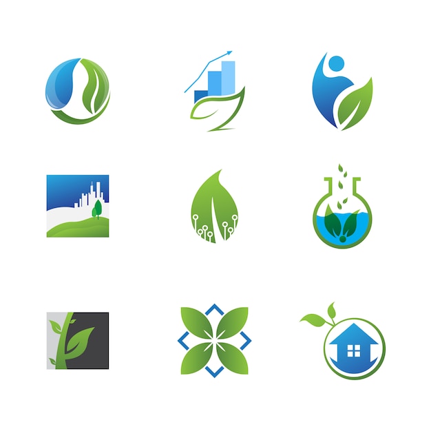 Set Eco logo business