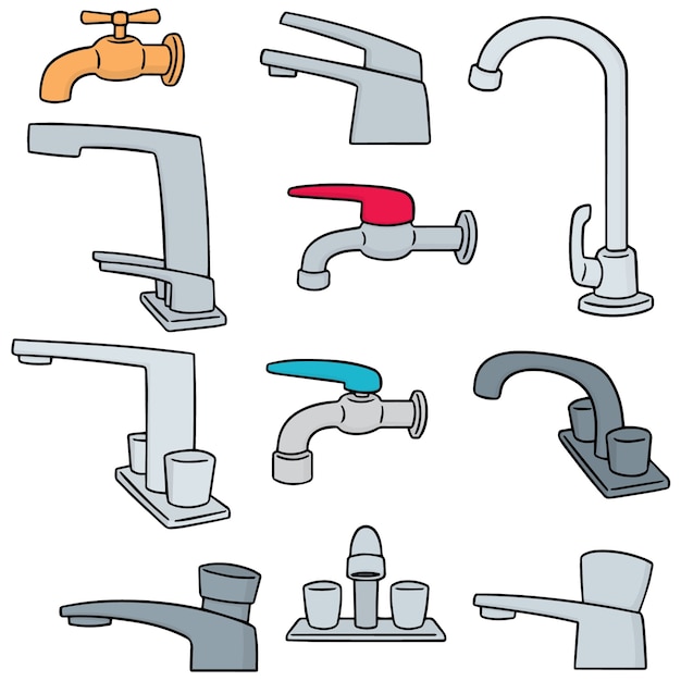 set of faucet