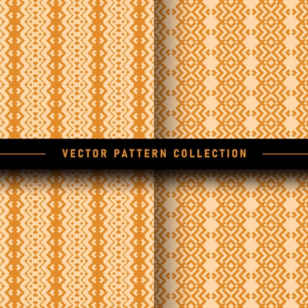 Set of geometric pattern vector collection