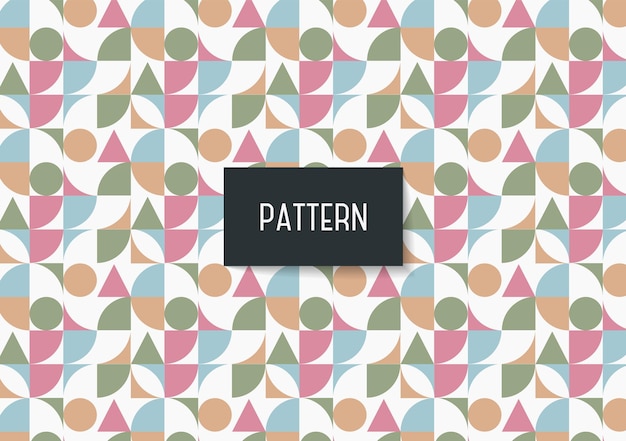 Set of geometric seamless patterns Vector