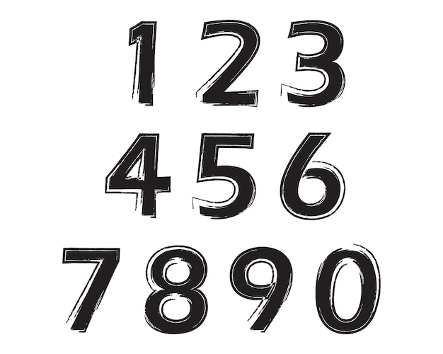 Set of grunge numbers