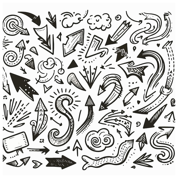 Set of Hand drawn vector Design