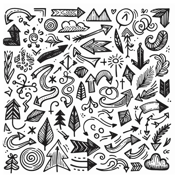 Set of Hand drawn vector Design