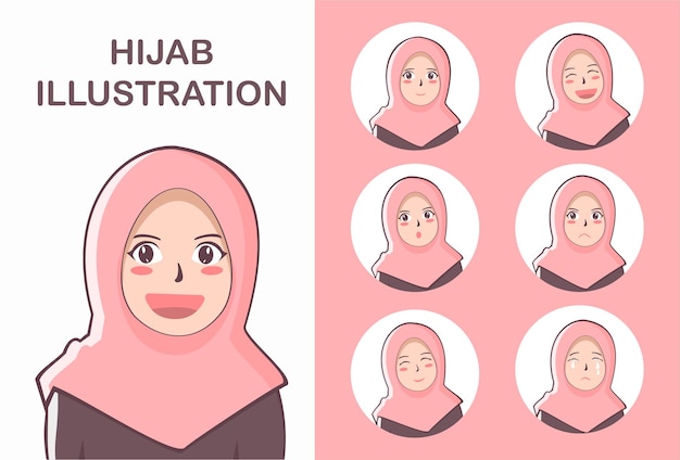 Set Hijab Character