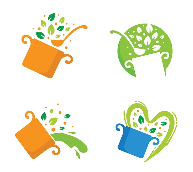 A set of icons for a tea party.