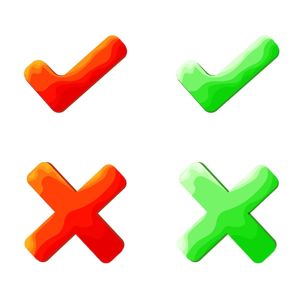 a set of installation icons and errors