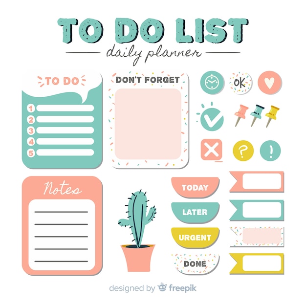 Set of to do lists