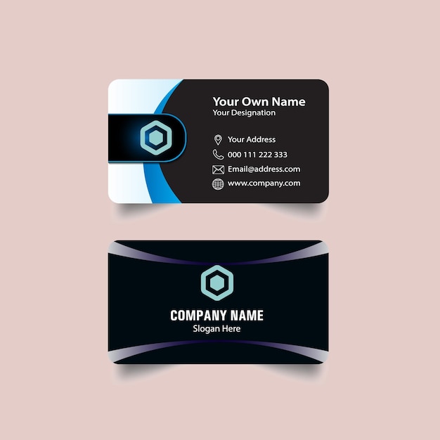 Set of Modern Creative Business Card Templates