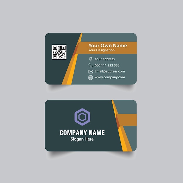 Set of Modern Creative Business Card Templates