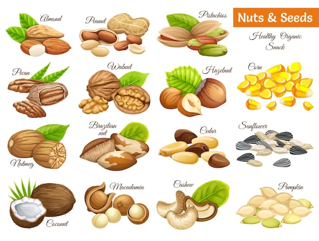 Set nuts and seeds