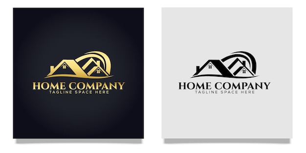 Set ofCreative real estate building and Construction logos collection