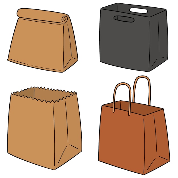 set of paper bag