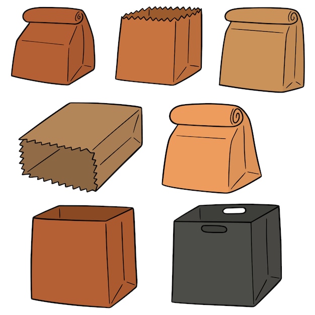 set of paper bag