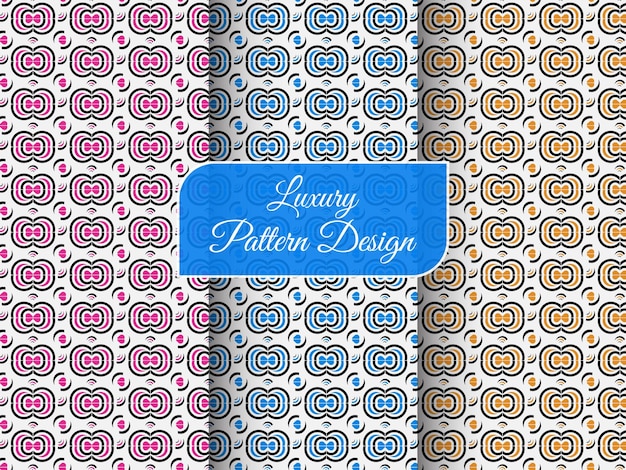 a set of patterns for the brand of designs