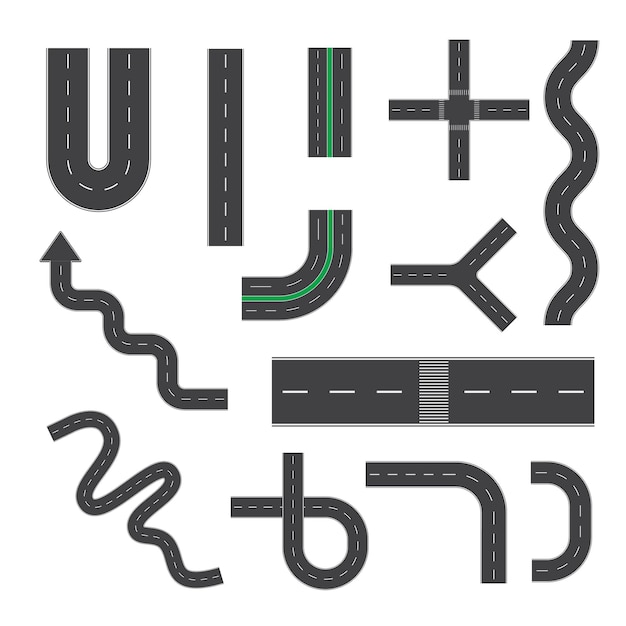 Set of road element