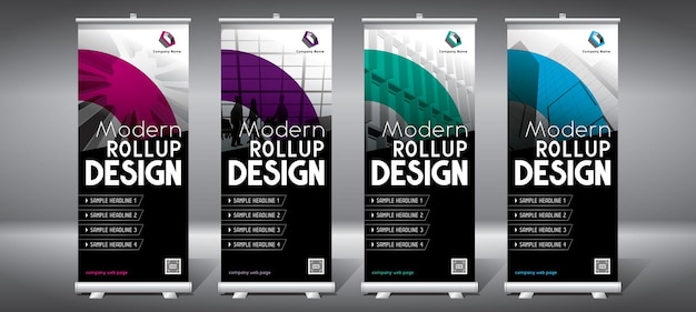 Set of rollup templates