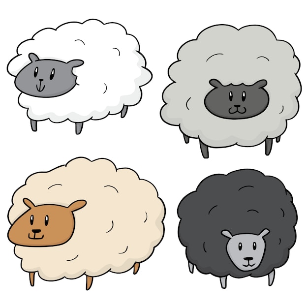 set of sheep