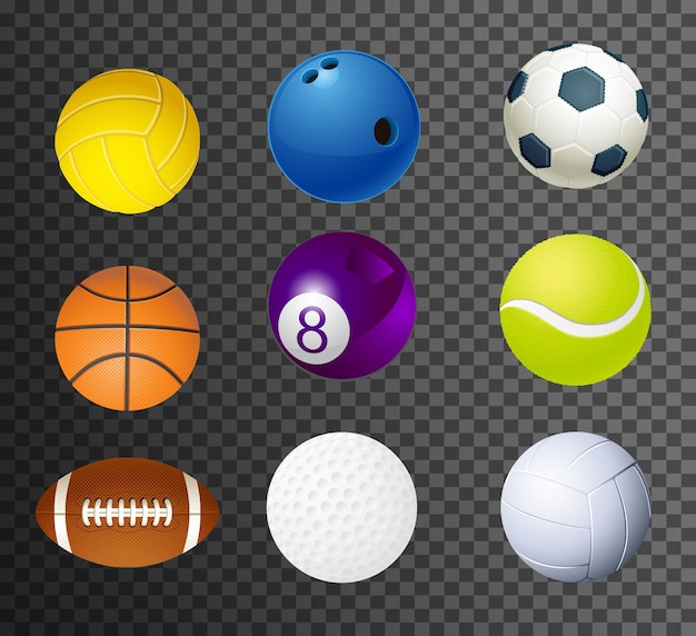 Set sport ball