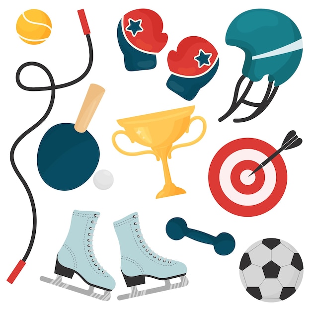 Set of sport equipment