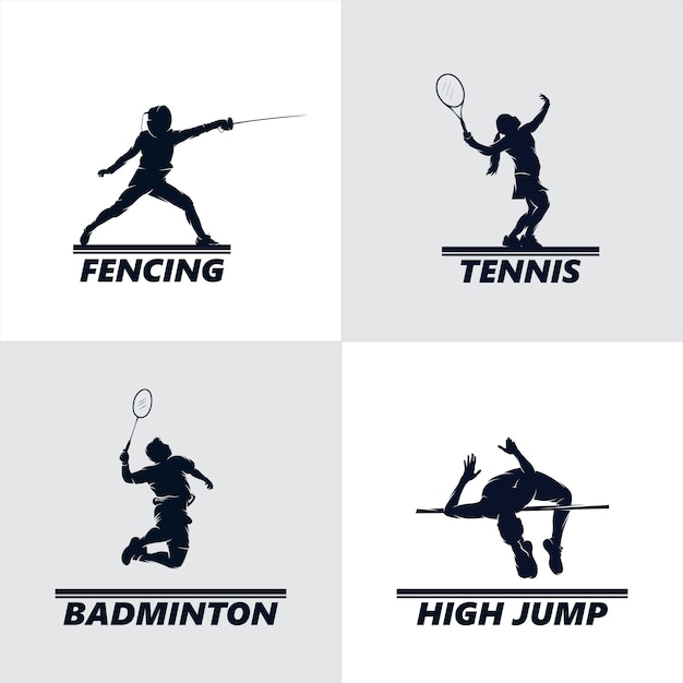 set of sport logo design