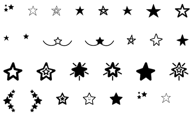 Set of stars