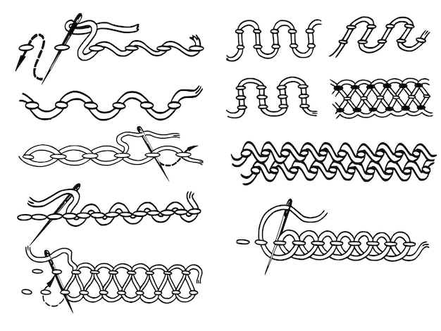 set of stitching methods