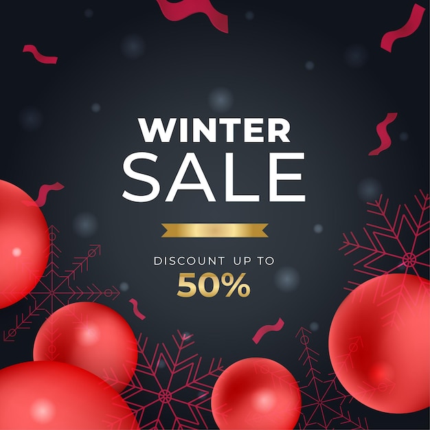 Set of trendy editable winter Merry Christmas new year sale banner background template for social networks square post. Special offers season sales and perfect offers vector cards. Vector illustration