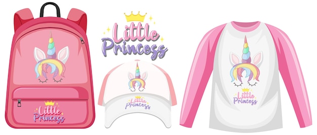 Set of unicorn outfits