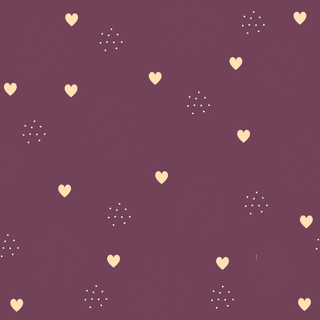 Set of vector patterns for valentines day Valentines Day February 14 minimalistic holiday card