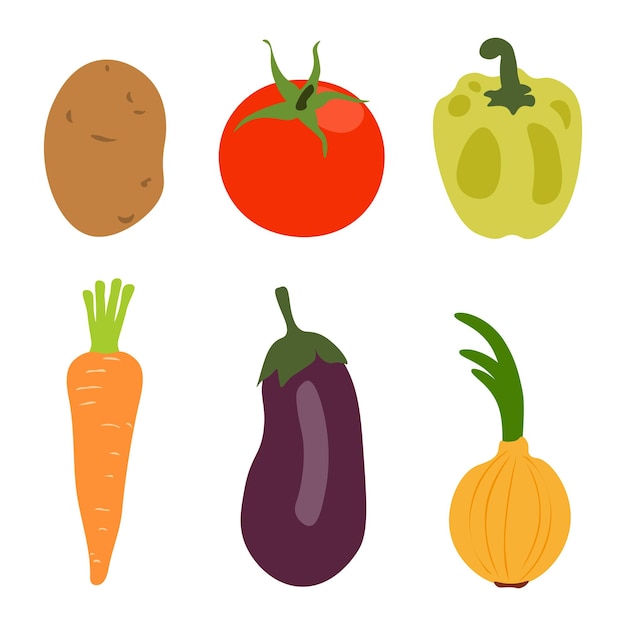 Set of vegetables 2