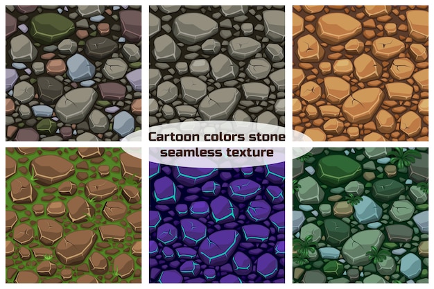  set View seamless background texture colors stones