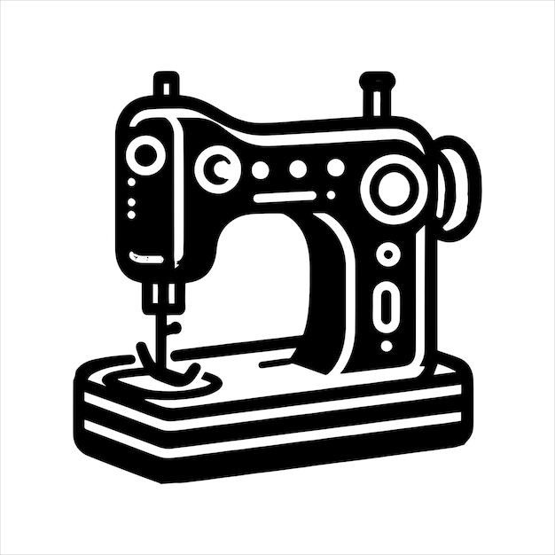 Vector sewing machine svg