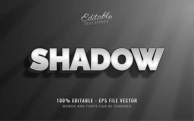 Shadow text effect  