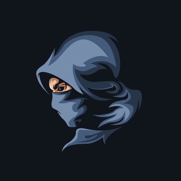 Vector shadow of thief