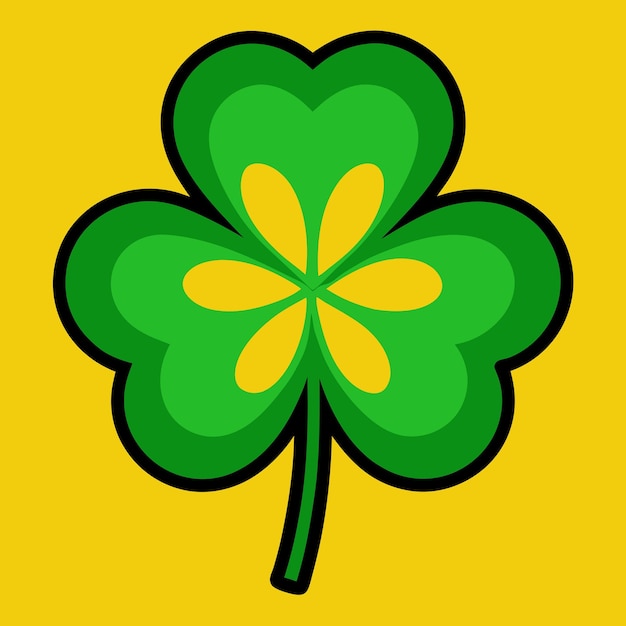 Shamrock Clip Art Vector Illustration Design