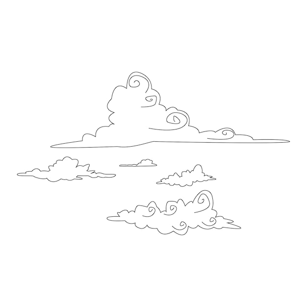 Shape of Clouds outline