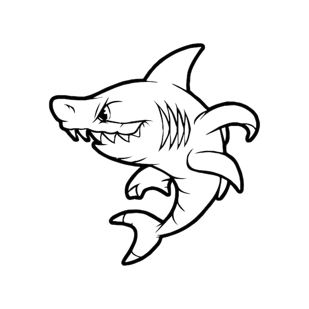 Shark Coloring pages for coloring pages