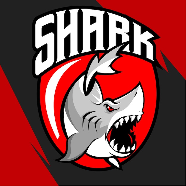 SHARK ESPORT  LOGO MASCOT VECTOR