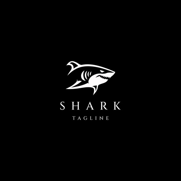 Vector shark logo icon design vector template