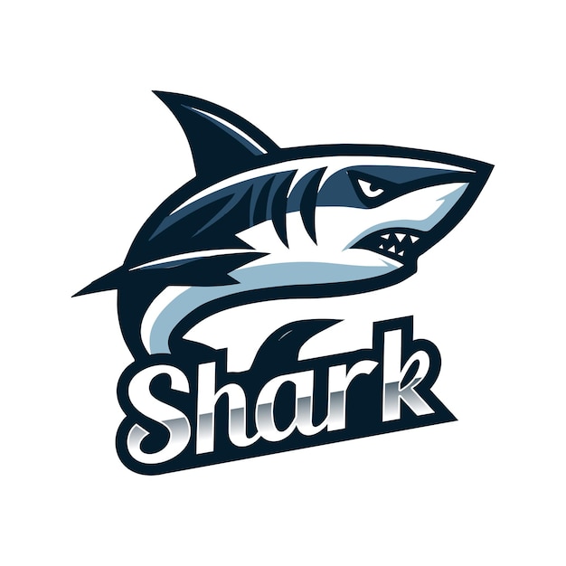 Vector shark mascot