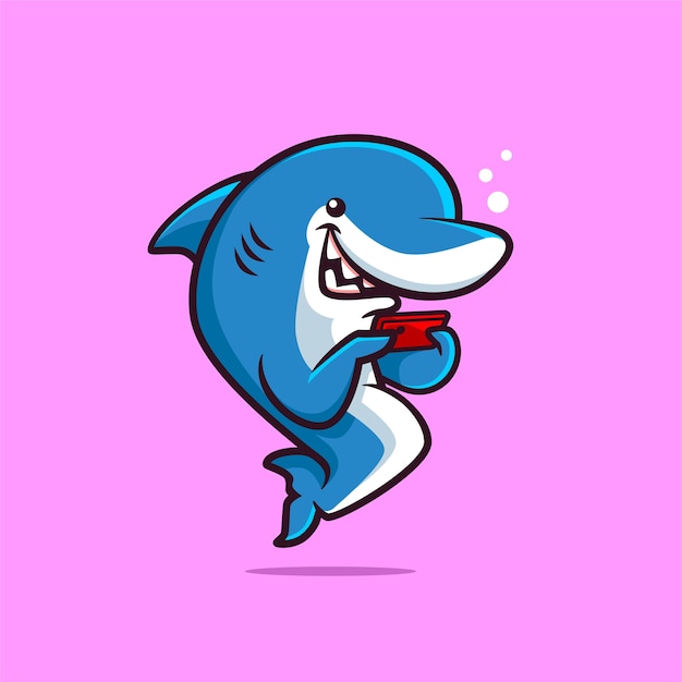 shark playing games